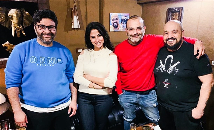 روبي ووليد منصور وشادي سلامة