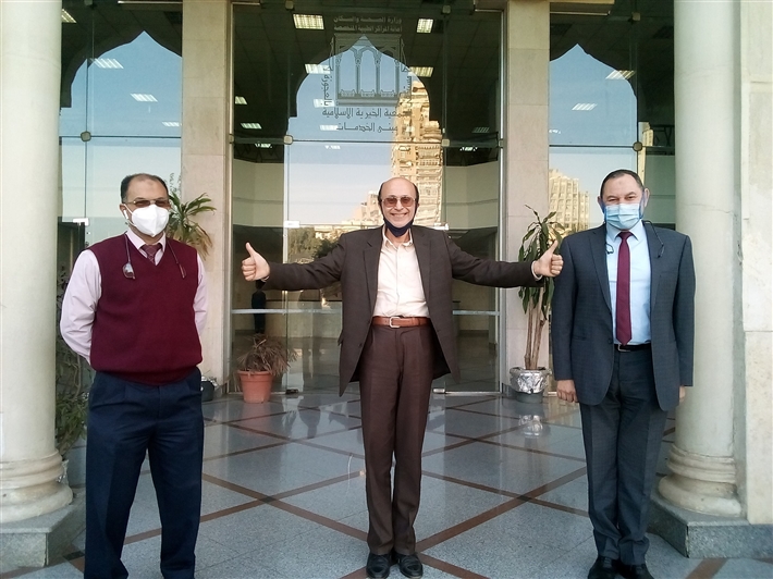 مجدي صبحي بعد خروجه من المستشفى