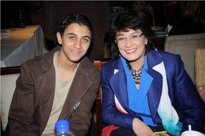 سماح أنور ونجلها أدهم