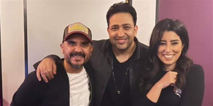 أيتن عامر وتامر حسين ووليد سعد