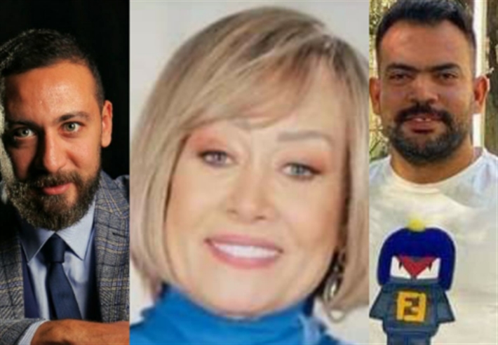 هالة فاخر وخالد عليش وعابد عناني