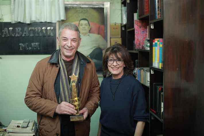 محمود حميدة وسماح أنور