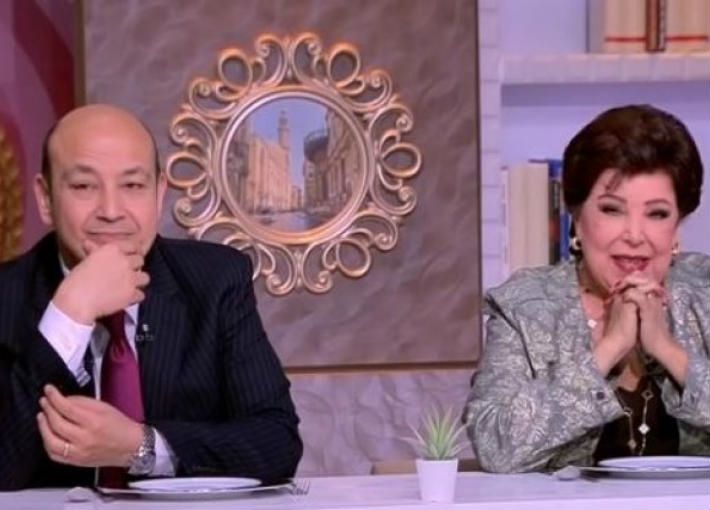 رجاء الجداوي وعمرو أديب