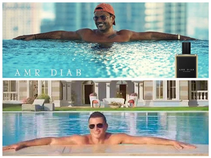 عمرو دياب في الإعلانين