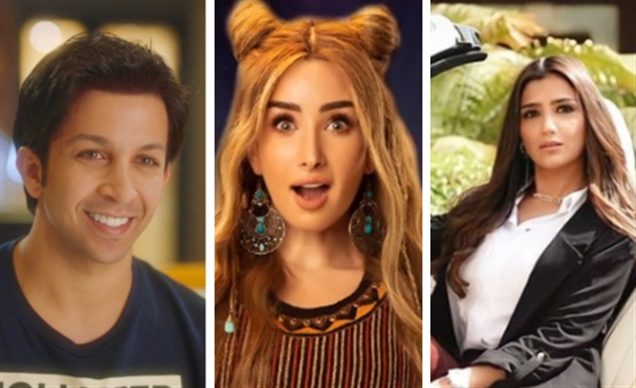 مي عمر وهنا الزاهد وهشام جمال