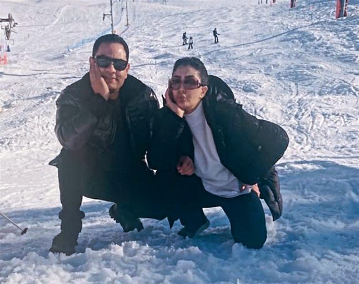 غادة عبد الرازق وزوجها