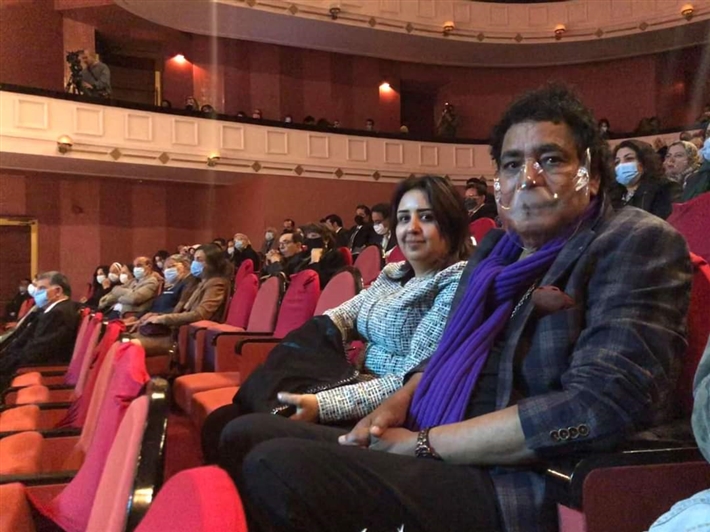 محمد منير في الحفل