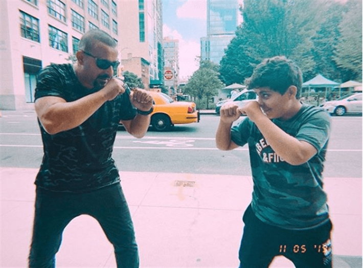 حمزة وأحمد السقا