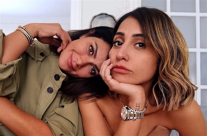 دينا الشربيني وصبا مبارك