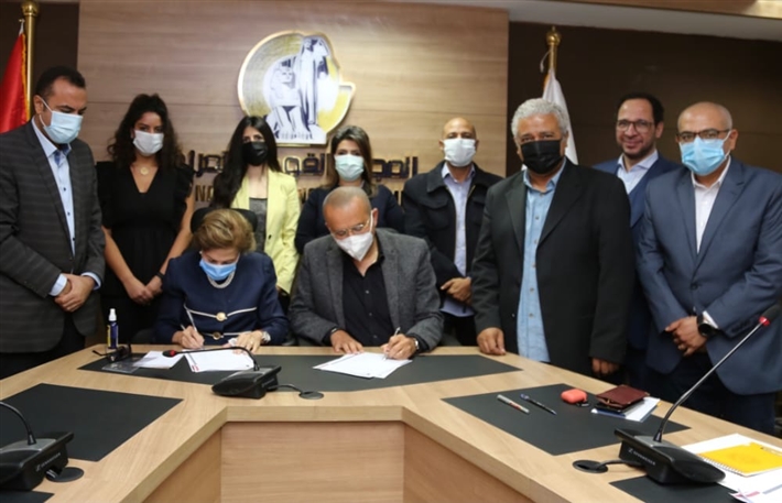 توقيع البروتوكول بين مهرجان اسوان وشركة جيمينااي أفريقيا