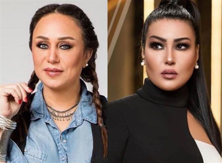 سمية الخشاب وإنجي علي