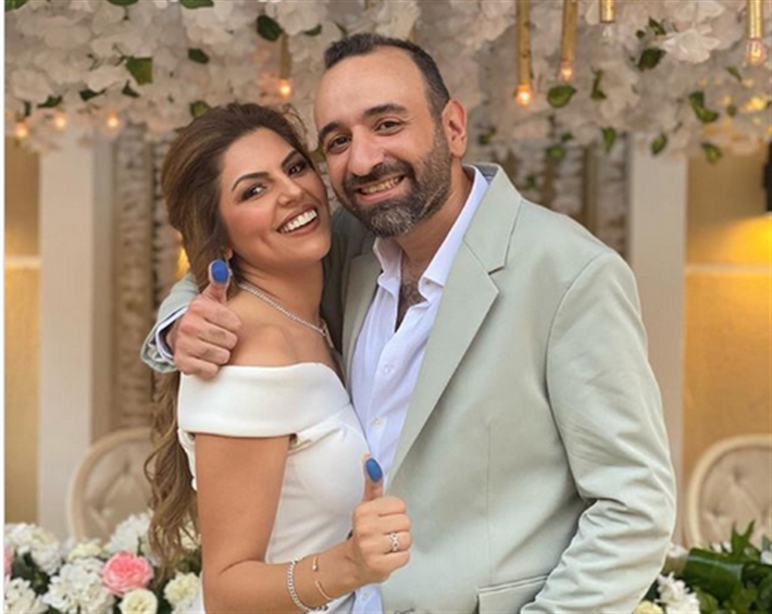 عمرو سلامة وعروسه