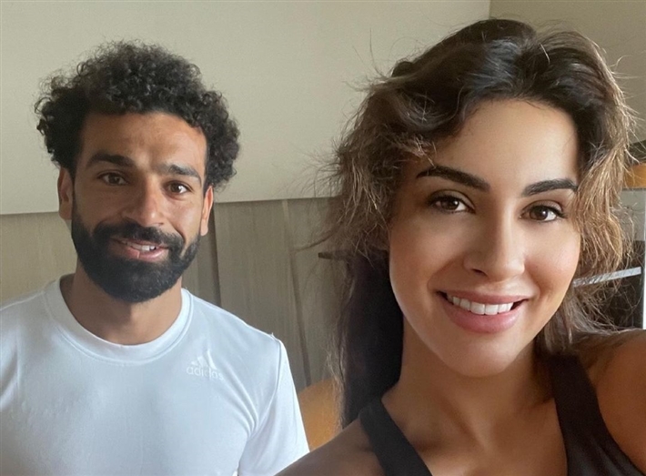 محمد صلاح ودينا أوبال