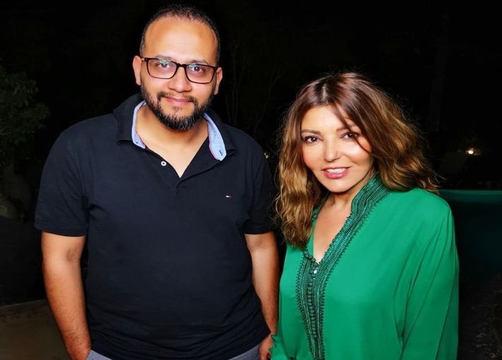 سميرة سعيد والمنتج محمد رشيدي