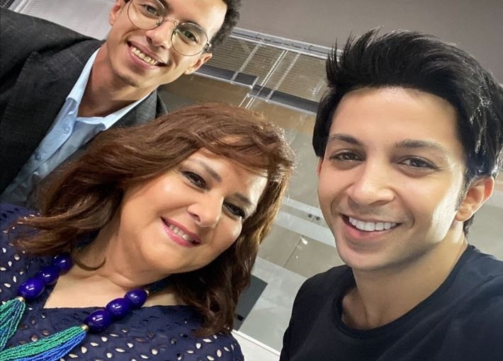 دلال عبد العزيز مع هشام جمال وطه الدسوقي