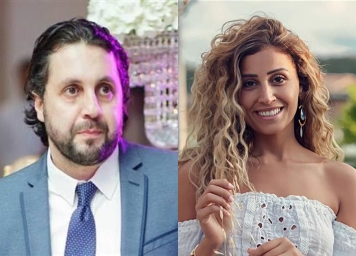 هشام ماجد ودينا الشربيني