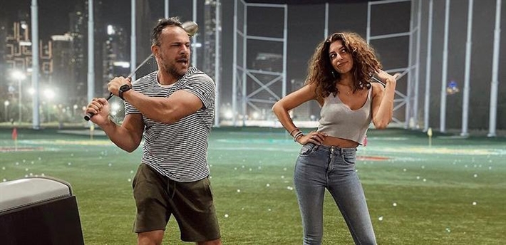 محمد عطية وميرنا الهلباوي