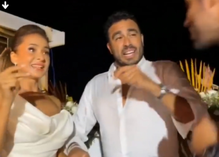 نيللي كريم وهشام عاشور