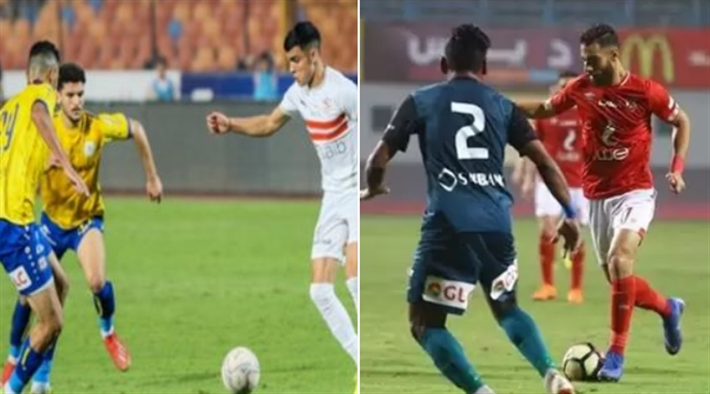 الأهلي وإنبي والزمالك والإسماعيلي