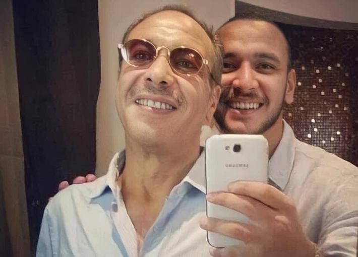 أحمد خالد صالح ووالده خالد صالح