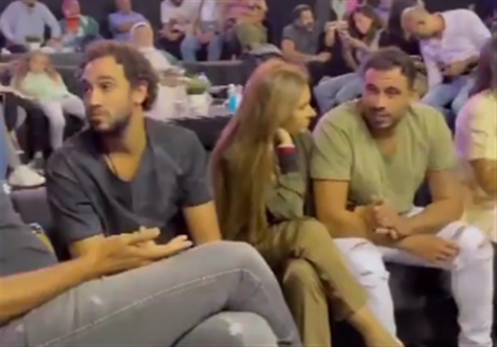 هشام عاشور ونيللي كريم ورامي عاشور