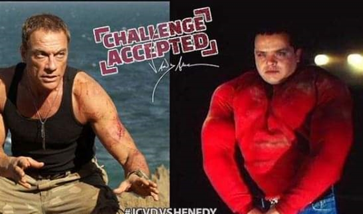 هنيدي وفان دام