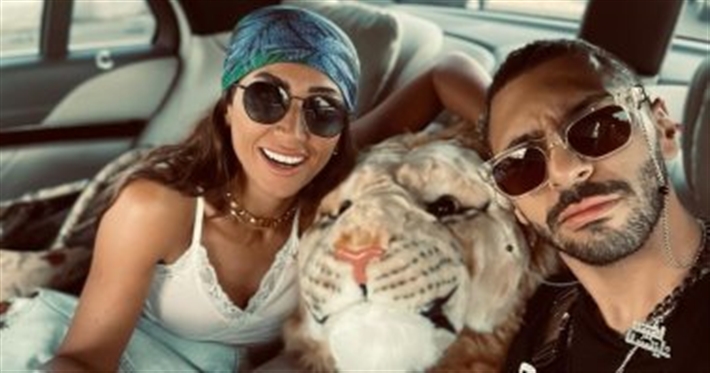 دينا الشربيني وحسن أبو الروس