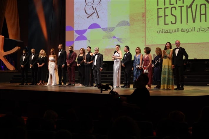 صورة من حفل افتتاح مهرجان الجونة