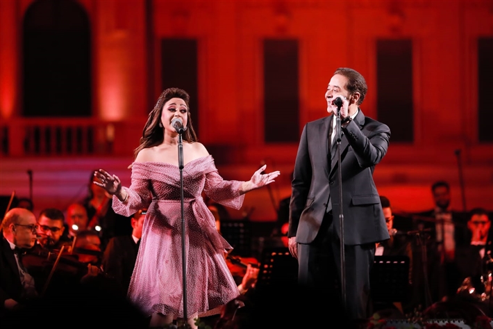 مدحت صالح وريهام عبد الحكيم