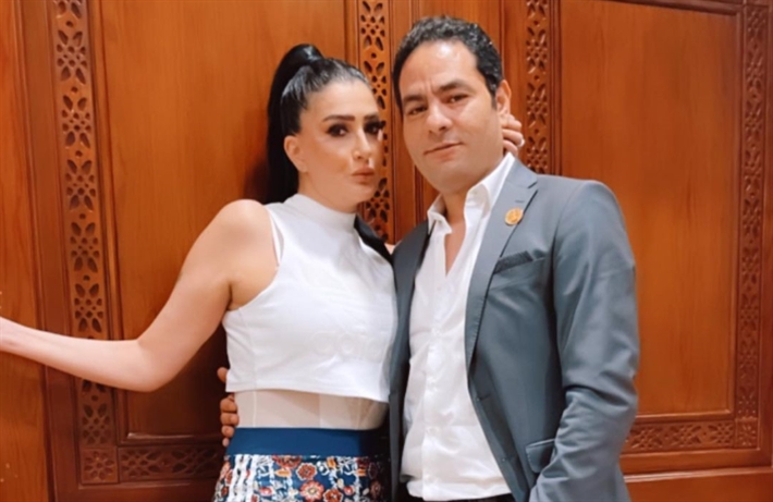 غادة عبد الرازق وزوجها