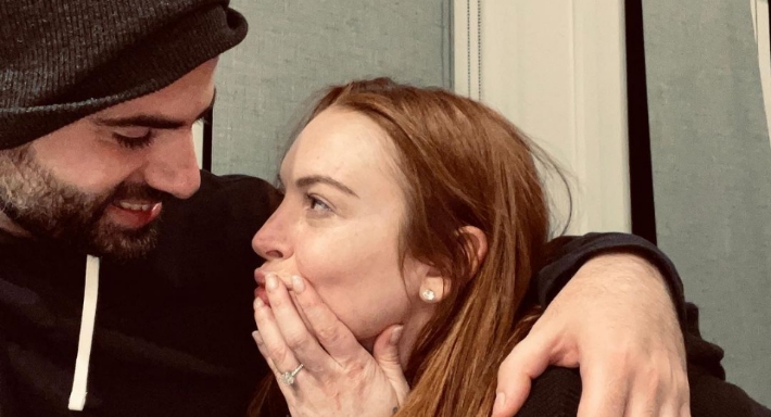 ليندسي لوهان وخطيبها