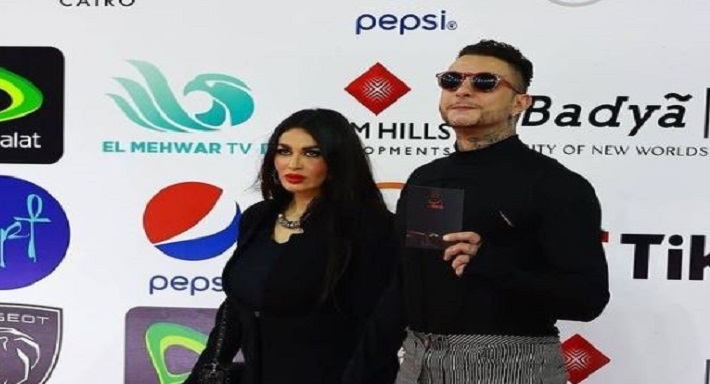 أحمد الفيشاوي وزوجته