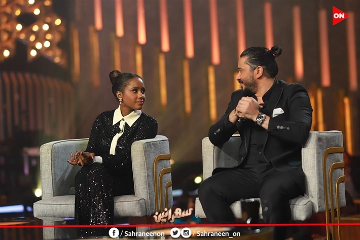 مصطفى حجاج وداليا مبارك من الحلقة