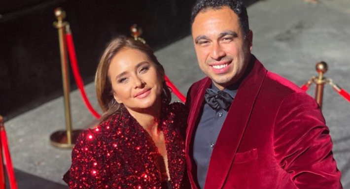 نيللي كريم وهشام عاشور