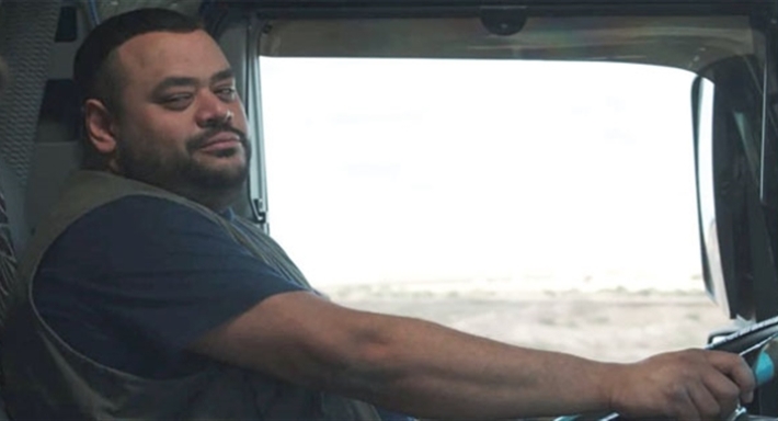 محمد ممدوح في لقطة من فيلم أبو صدام