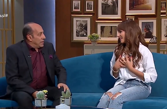 أحمد صيام وابنته بسنت