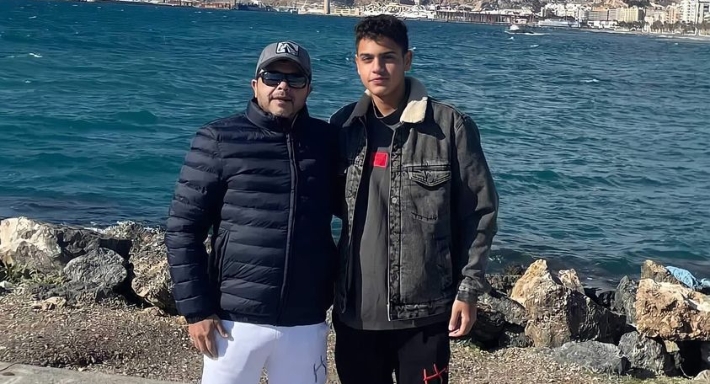 محمد هنيدي وابنه