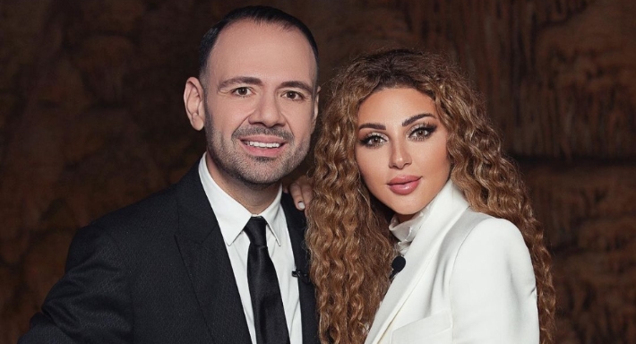 ميريام فارس وسعيد الحريري مقدم البرنامج