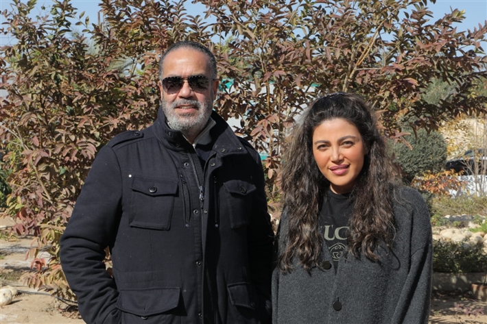 المنتج جمال العدل والفنانة ريهام حجاج