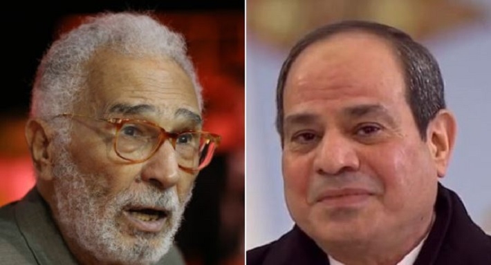 الرئيس السيسي وعبد الرحمن أبو زهرة