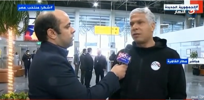 وائل جمعة ومراسل قناة النهار