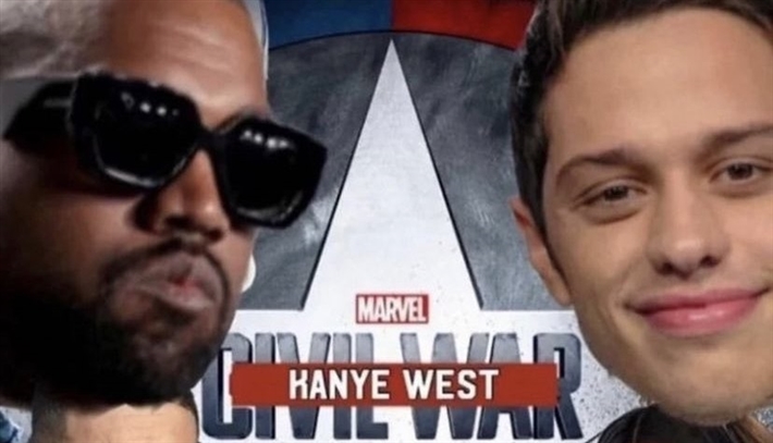 كانيي ويست وبيت ديفيدسون