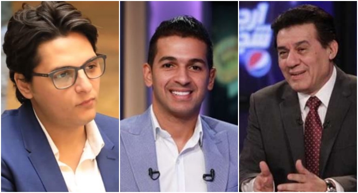 مدحت شلبي وهاني حتحوت وأحمد عز