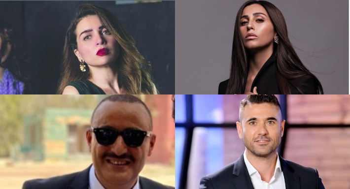 دينا الشربيني ومي عز الدين وأحمد عز وأحمد السقا