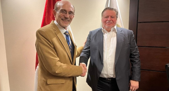 حسن عبد الله رئيس مجلس إدارة المتحدة للخدمات الإعلامية ومحمد صبحي