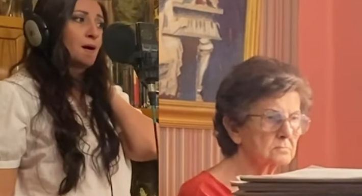 السوبرانو العالمية أميرة سليم ووالدتها عازفة البيانو مارسيل متي