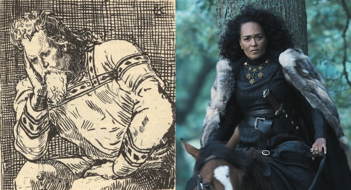 ما حقيقة وجود ممثلة سوداء في دور رجل أبيض في Vikings: Valhalla؟