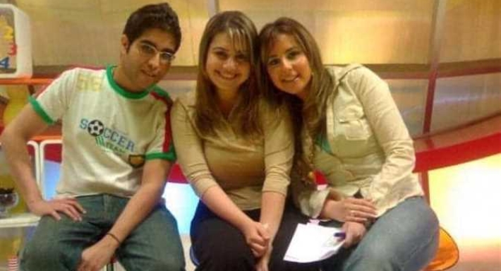 هبة وسلمى وإياد أثناء تقديم &quot;شبابيك&quot;