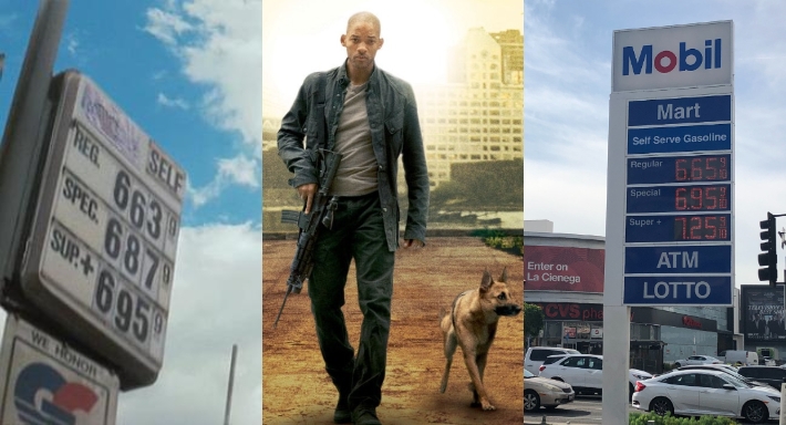 فيلم I Am Legend يتنبأ بارتقاع أسعار البنزين