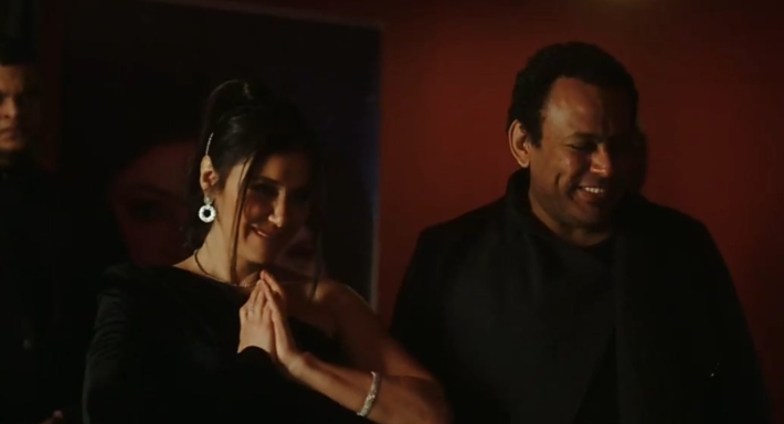 محمد أمين راضي وغادة عادل